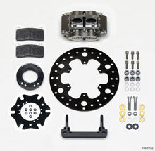 Load image into Gallery viewer, Wilwood Billet Narrow Dynalite Radial Mount Rear Inboard Midget Kit 10.50in x 0.35 Drilled Disc Wilwood