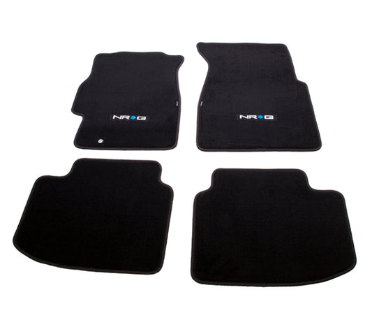 NRG Innovations EK9 Logo Carpet Floor Mats for 1996-2000 Honda Civic 2-Door / 3-Door - 4-Piece – FMR-130