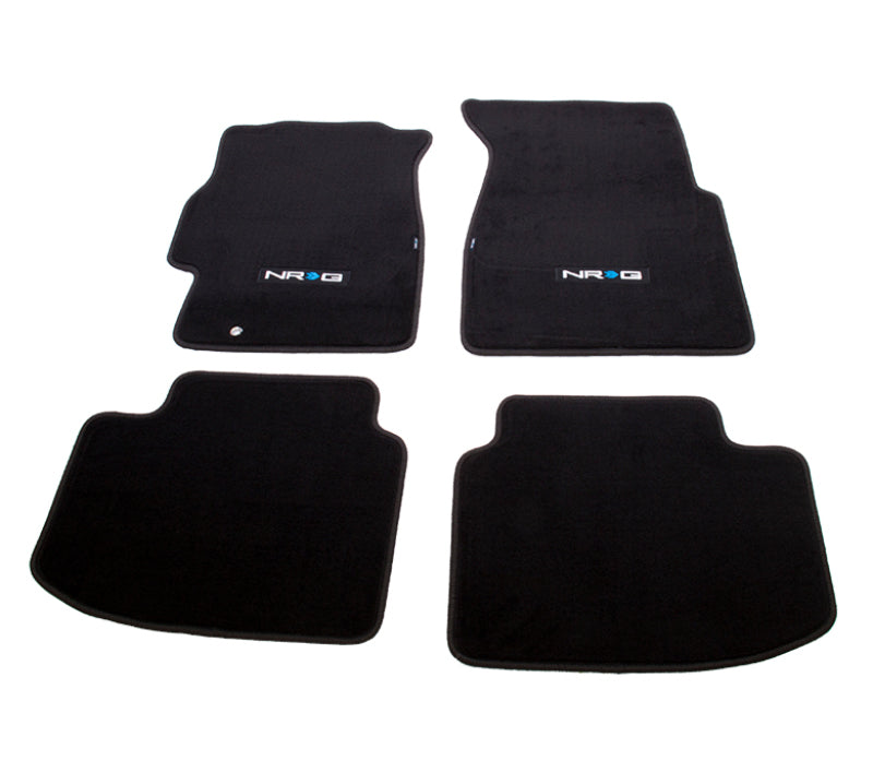 NRG Floor Mats - 96-00 Honda Civic 2DR & 3DR (EK9 Logo) - 4pc. - FMR-130