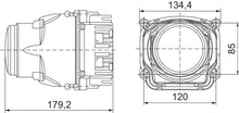 Load image into Gallery viewer, Hella 90mm Bi-LED High - Low Beam 2nd Gen (SAE) Module