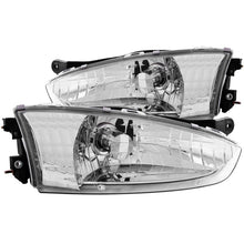 Load image into Gallery viewer, ANZO USA Mitsubishi Mirage 2dr Crystal Headlights Chrome; 1997-2002 - eliteracefab.com