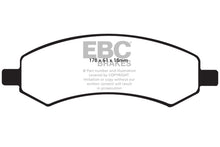 Load image into Gallery viewer, EBC 06-09 Chrysler Aspen 4.7 Extra Duty Front Brake Pads - eliteracefab.com