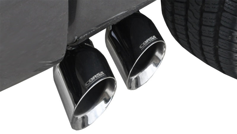 Corsa 11-13 Ford F-150 5.0L V8 Polished Sport Cat-Back Exhaust CORSA Performance