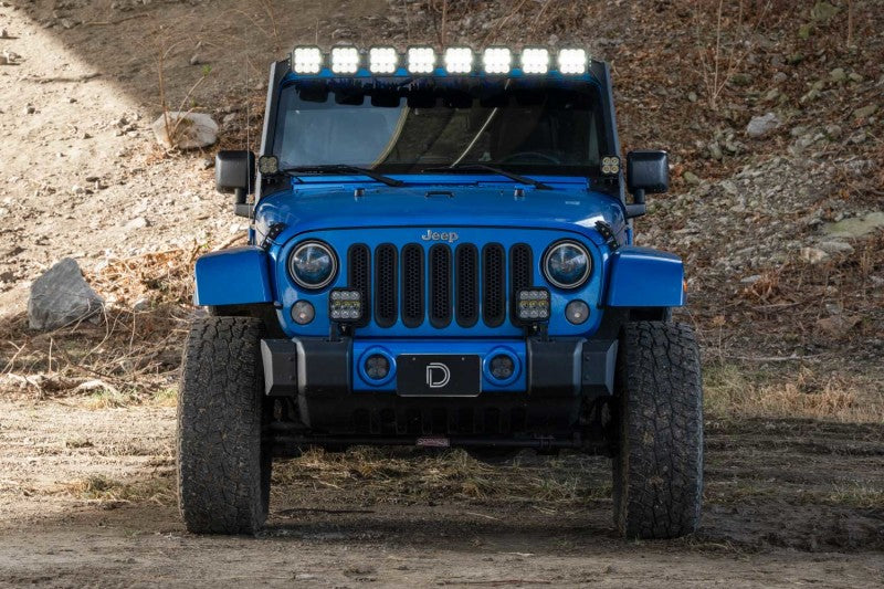 Diode Dynamics SS5 Pro CrossLink Windshield Lightbar Kit for 2007-2018 Jeep JK - DD7267