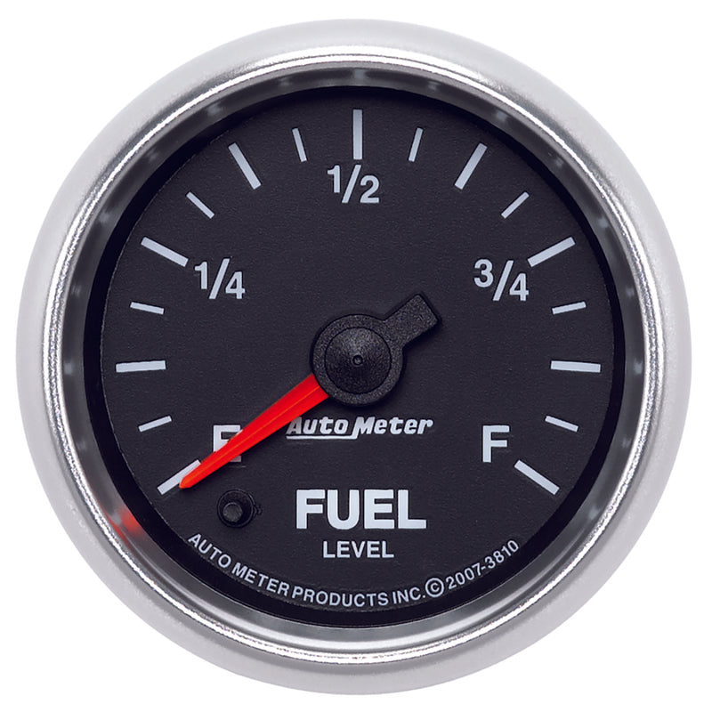 Autometer GS 2 1/16in. 0-280 Ohms Fuel Level Gauge - Stepper Motor 3810