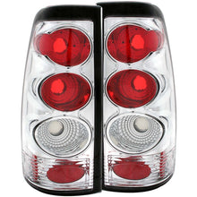 Load image into Gallery viewer, ANZO USA Chevrolet Silverado Taillights Chrome; 1999-2002 - eliteracefab.com