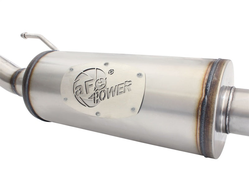 aFe MACHForce XP 2.5in SS-409 Cat-Back Exhaust 07-16 Jeep Wrangler (JK) V6-3.6L/3.8L (2-4 Door) - eliteracefab.com