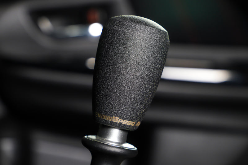 GrimmSpeed Shift Knob Stainless Steel - Subaru 5 Speed and 6 Speed Manual Transmission - Black - eliteracefab.com