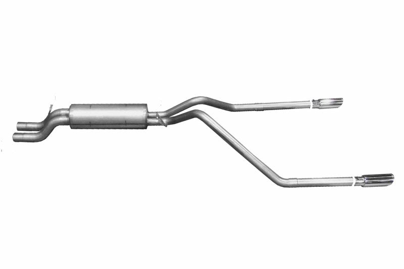 Gibson 01-05 Chevrolet Silverado 2500 HD Base 6.0L 2.5in Cat-Back Dual Split Exhaust - Stainless Gibson