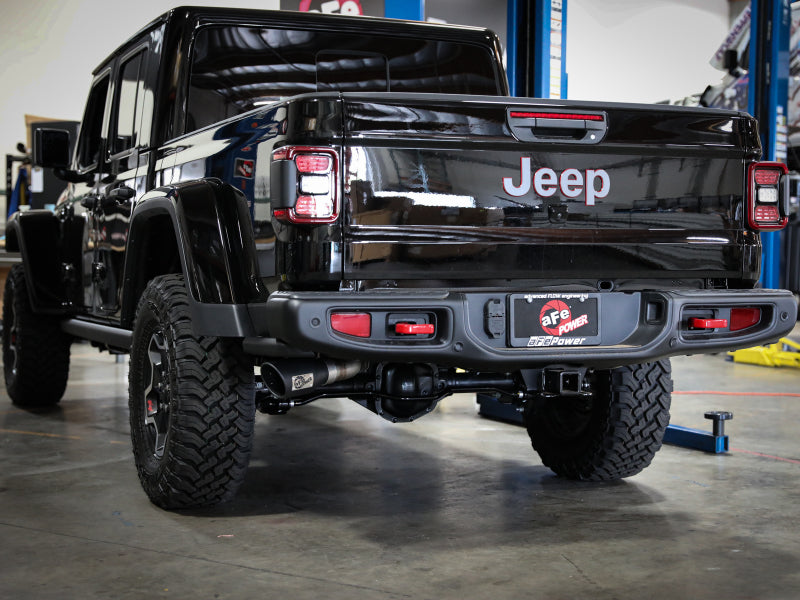 aFe Apollo GT Series 409 Stainless Steel Cat-Back Exhaust 2020 Jeep Gladiator 3.6L aFe