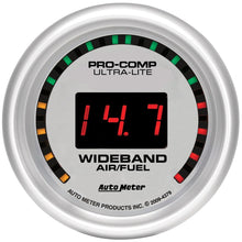 Load image into Gallery viewer, AutoMeter GAUGE; AIR/FUEL RATIO-WIDEBAND; STREET; 2 1/16in.; 10:1-17:1; DIGITAL; ULTRA-LIT - eliteracefab.com