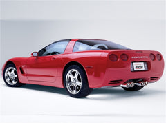 1997-2004 Chevrolet Corvette Base Cat-Back Exhaust System S-Type II Part # 140427 - eliteracefab.com