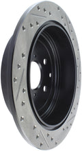 Load image into Gallery viewer, StopTech Sport Drilled &amp; Slotted Rotor - Rear Right - eliteracefab.com