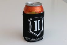 Load image into Gallery viewer, ICON Black Koozie w/Shield