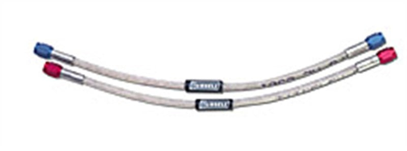 Russell Performance -3 AN 4-foot 90 Degree to Straight Pre-Made Nitrous and Fuel Line