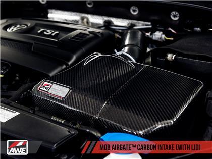 AWE Tuning Audi / Volkswagen MQB 1.8T/2.0T/Golf R Carbon Fiber AirGate Intake w/ Lid - eliteracefab.com