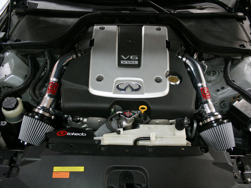 aFe Takeda Intakes Stage-2 PDS AIS PDS Infiniti G37 Coupe 08-12 V6-3.7L (pol) - eliteracefab.com