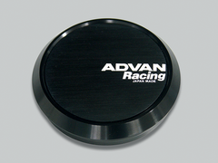 Advan Flat 73mm Center Cap - Black - eliteracefab.com