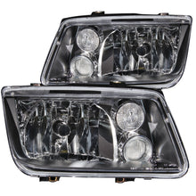 Load image into Gallery viewer, ANZO USA Volkswagen Jetta Mk4 Crystal Headlights Black W/O Bulbs; 1999-2005 - eliteracefab.com