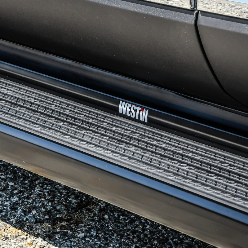 Westin SG6 Black Aluminum Running Boards 79 in - eliteracefab.com