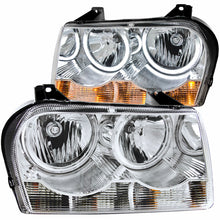 Load image into Gallery viewer, ANZO 2005-2010 Chrysler 300 Crystal Headlights w/ Halo Chrome (CCFL) - eliteracefab.com