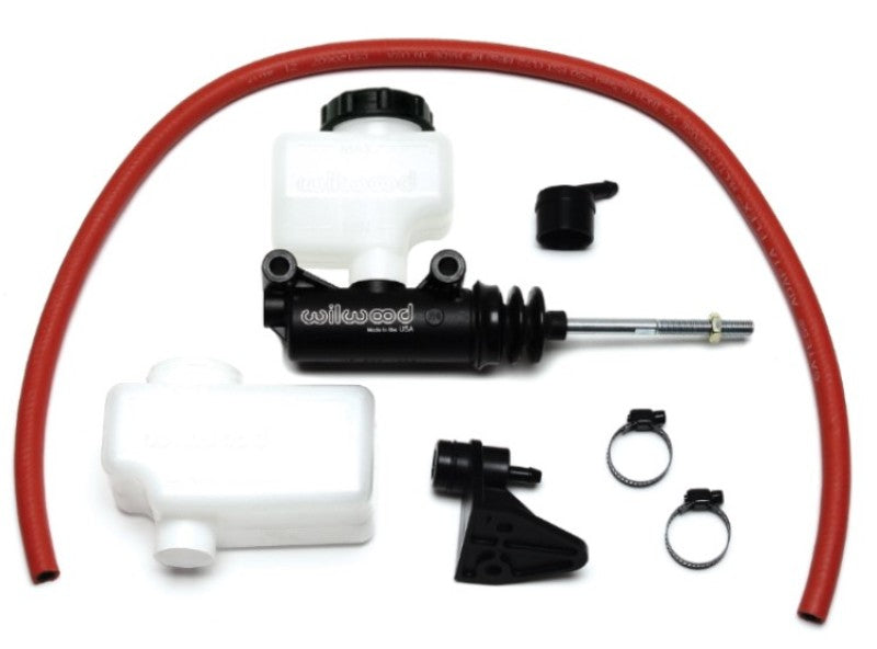 Wilwood Short Remote Side Mount M/C Kit 7/8in Bore 3/8in-24 Banjo Outlet - eliteracefab.com