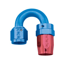 Load image into Gallery viewer, Russell Performance -12 AN Red/Blue 180 Degree Full Flow Swivel Hose End (With 1-1/8in Radius)