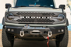 Road Armor 2021+ Ford Bronco Stealth Front Winch Bumper - Tex Blk - eliteracefab.com