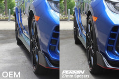 Perrin 17-18 Honda Civic Type R 64.1mm Hub 5x114.3 27mm Wheel Spacers (One Pair) - eliteracefab.com