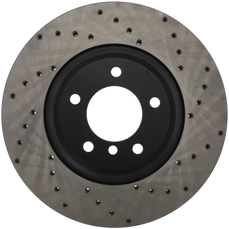 StopTech 07-10 BMW 335i Cross Drilled Left Front Rotor - eliteracefab.com