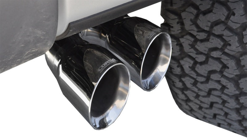 Corsa 11-13 Ford F-150 Raptor 6.2L V8 133in Wheelbase Polished Xtreme Cat-Back Exhaust - eliteracefab.com