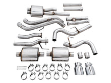 Load image into Gallery viewer, AWE 16-22 Toyota Tacoma 0FG Catback Exhaust w/ BashGuard - Dual Chrome Silver Tips - eliteracefab.com