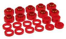 Load image into Gallery viewer, Prothane 80-86 Jeep CJ5/CJ7 Body Mount 22 Bushing Kit - Red