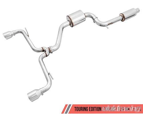 AWE Tuning Volkswagen GTI MK7.5 2.0T Touring Edition Exhaust w/Chrome Silver Tips 102mm - eliteracefab.com