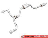 AWE Tuning Volkswagen GTI MK7.5 2.0T Touring Edition Exhaust w/Chrome Silver Tips 102mm