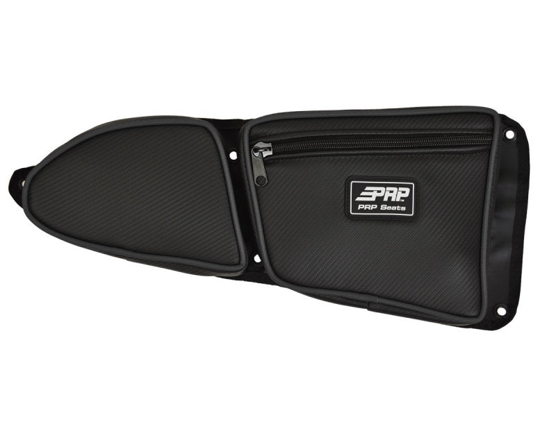 PRP Polaris RZR Front Door Bag with Knee Pad (Passenger Side)- Black - eliteracefab.com