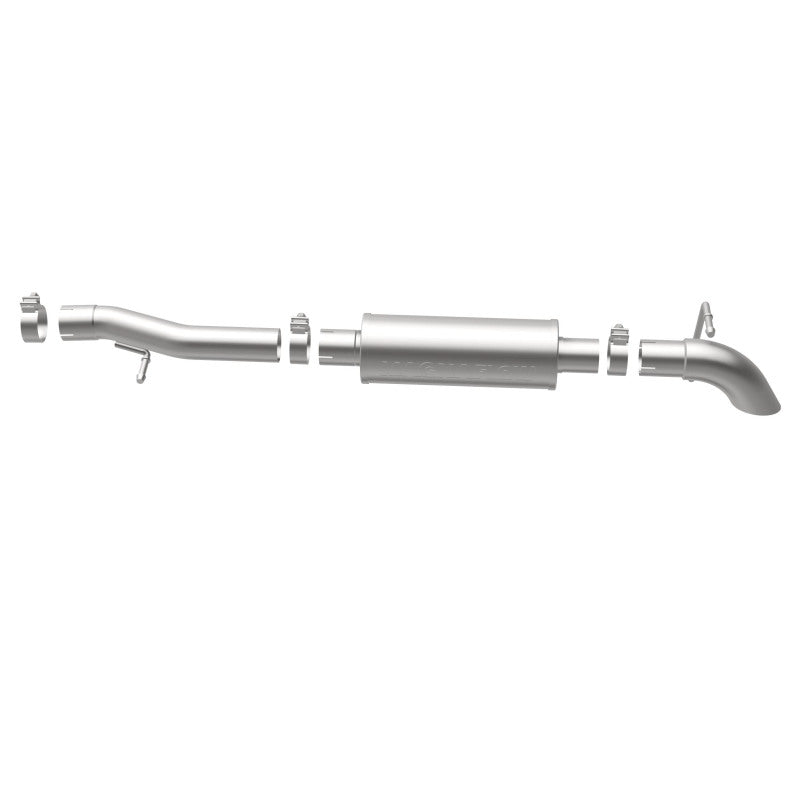 MagnaFlow 12-14 Jeep Wrangler JK Unltd V6 3.6L 2D Turn Down Front of Rear Tire SS C/B Perf Exhaust Magnaflow