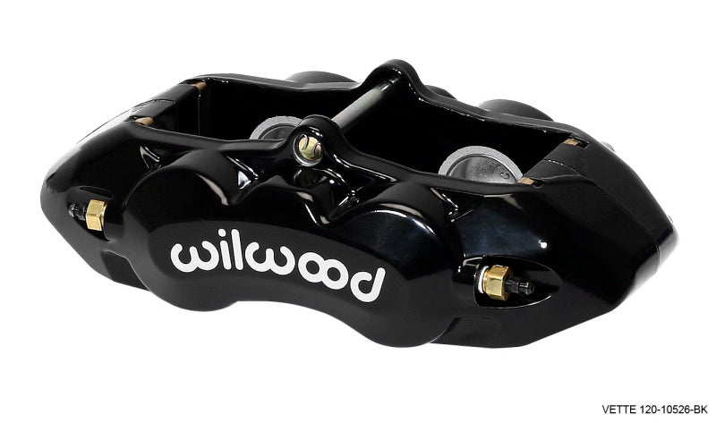 Wilwood Caliper-D8-4 Rear Black 1.38in Pistons 1.25in Disc Wilwood
