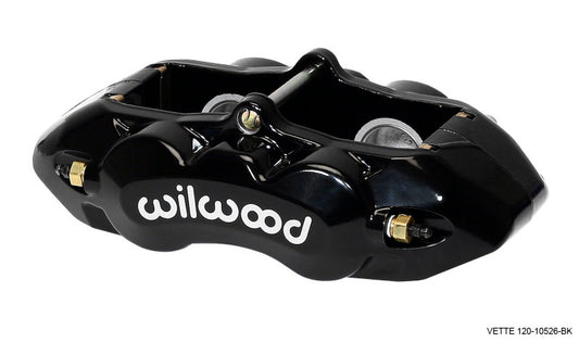 Wilwood Caliper-D8-4 Rear Black 1.38in Pistons 1.25in Disc Wilwood
