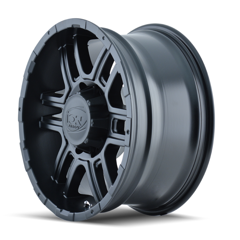 ION Type 179 17x8 / 6x139.7 BP / 10mm Offset / 106mm Hub Matte Black Wheel ION Wheels