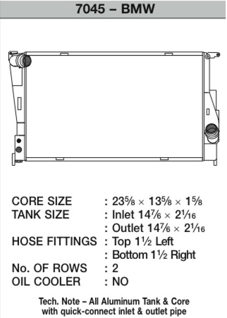 CSF Radiator BMW - eliteracefab.com