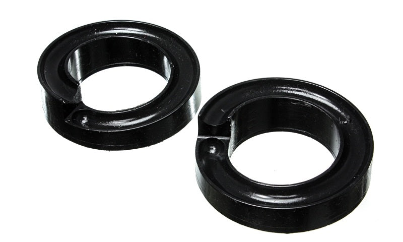 Energy Suspension 2005-07 Ford F-250/F-350 SD 2/4WD Front Coil Spring Isolator Set - Black - eliteracefab.com