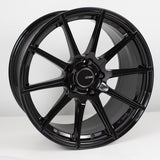 Enkei TS10 18x8.5 45mm Offset 5x100 Bolt Pattern 72.6mm Bore Dia Black Wheel