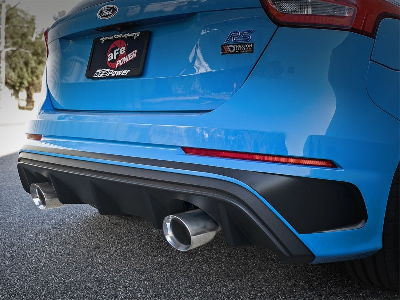 aFe Takeda 3in 304 SS Axle-Back Exhaust System w/ Polished Tip 16-18 Ford Focus RS 2.3L (t) aFe