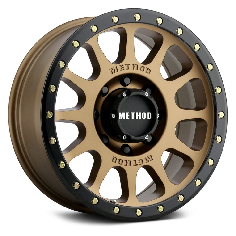 Method Race Wheels MR305 NV HD, 18x9, +18mm Offset, 8x6.5, 130.81mm Centerbore, Method Bronze/Black Street Loc - eliteracefab.com
