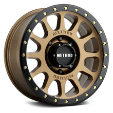 Load image into Gallery viewer, Method Race Wheels MR305 NV HD, 18x9, +18mm Offset, 8x6.5, 130.81mm Centerbore, Method Bronze/Black Street Loc - eliteracefab.com