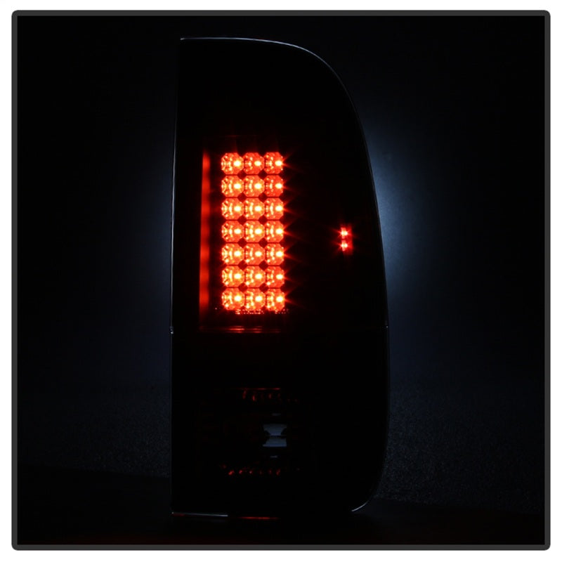 Spyder Ford Super Duty 08-15 LED Tail Lights Black ALT-YD-FS07-LED-BK - eliteracefab.com