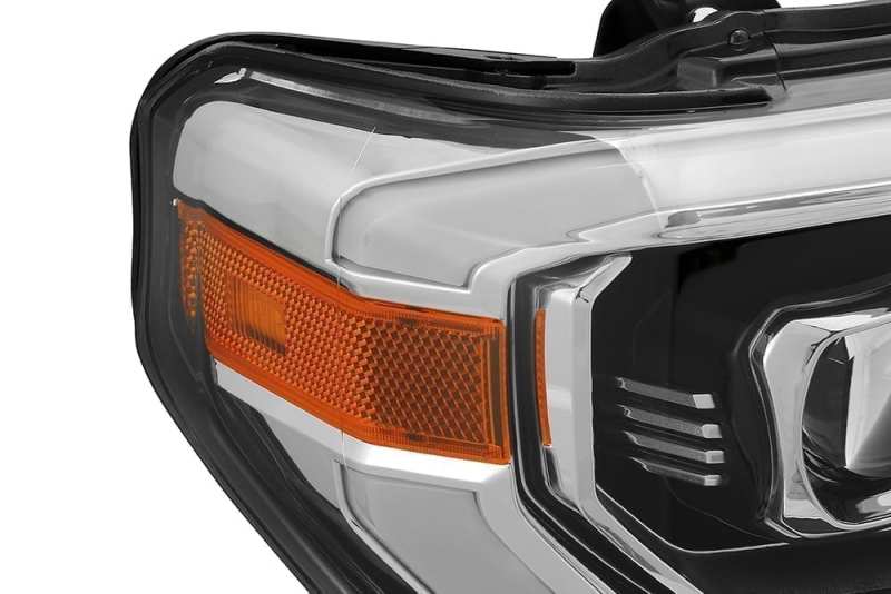 AlphaRex 880778 14-18 Toyota Tundra PRO-Series Projector Headlights Chrome w/ Sequential Signal and DRL