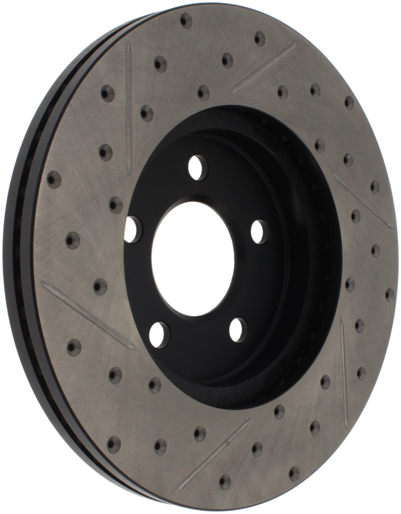 StopTech 03-09 Lincoln Town Car / 03-09 Mercury Grand Marquis Front Left Slotted & Drilled Rotor Stoptech
