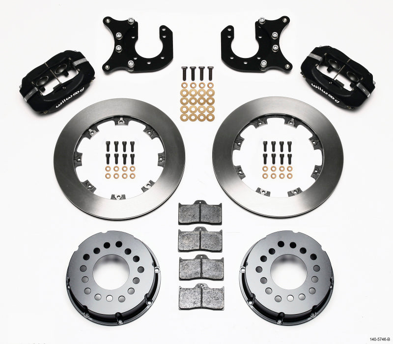 Wilwood Forged Dynalite P/S Rear Kit Chevy 12 Bolt-Spec 3.15in Brng Wilwood